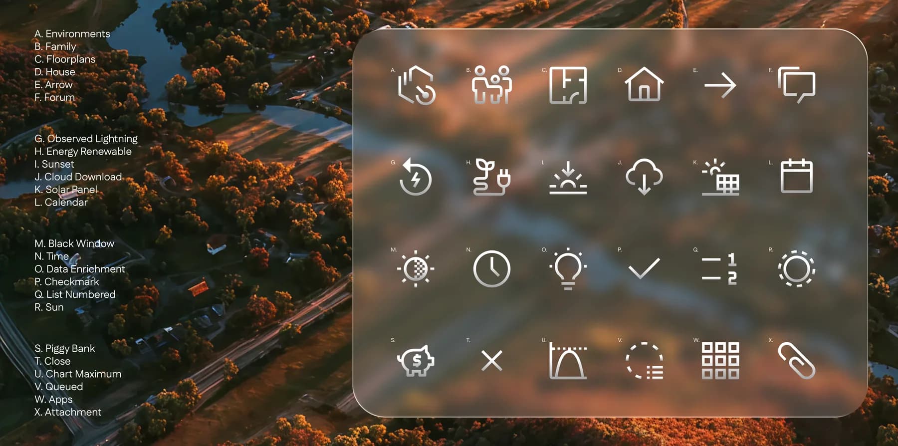Brand icon set